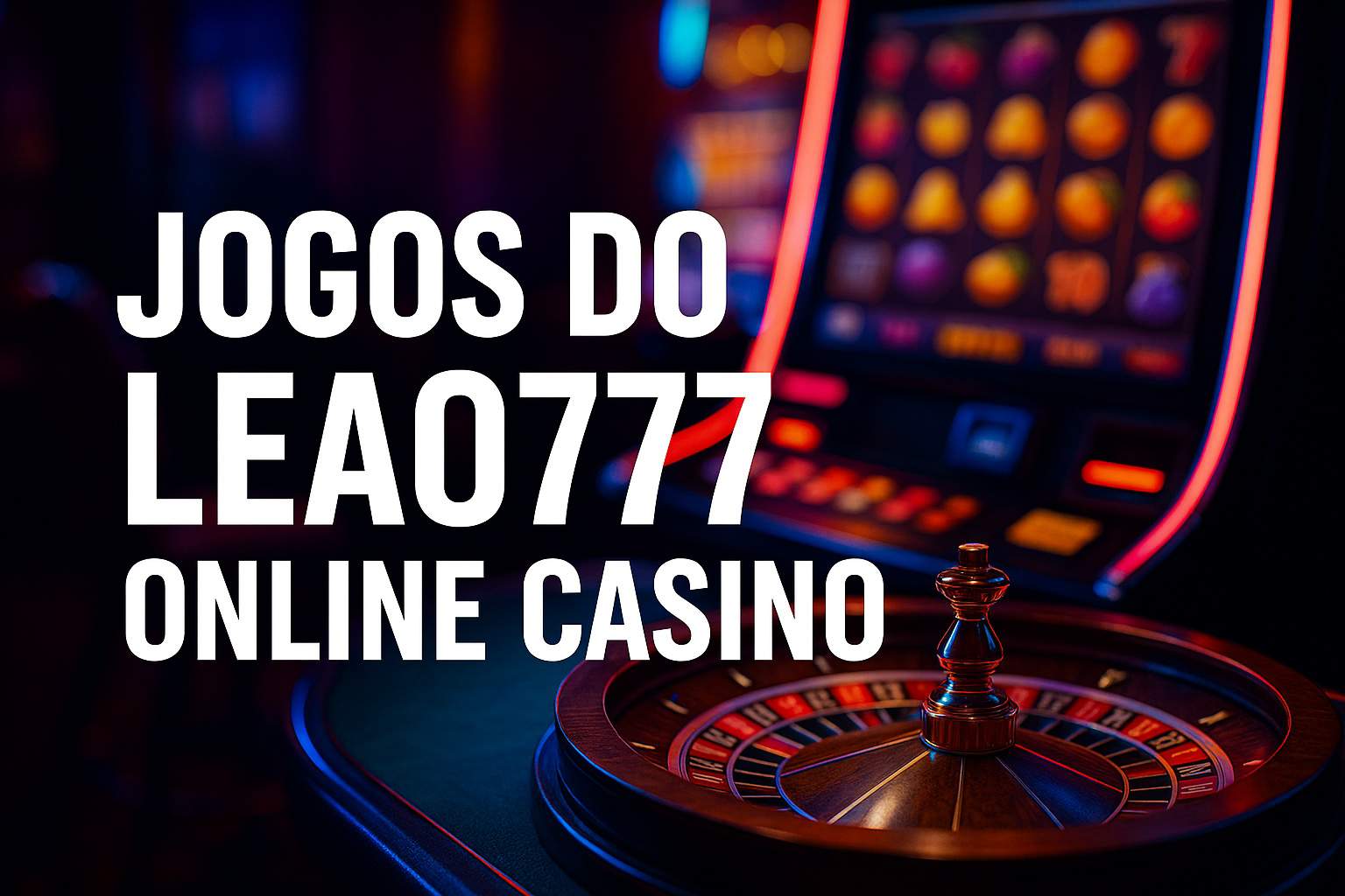 Jogos de cassino online inovadores e emocionantes na LEAO777