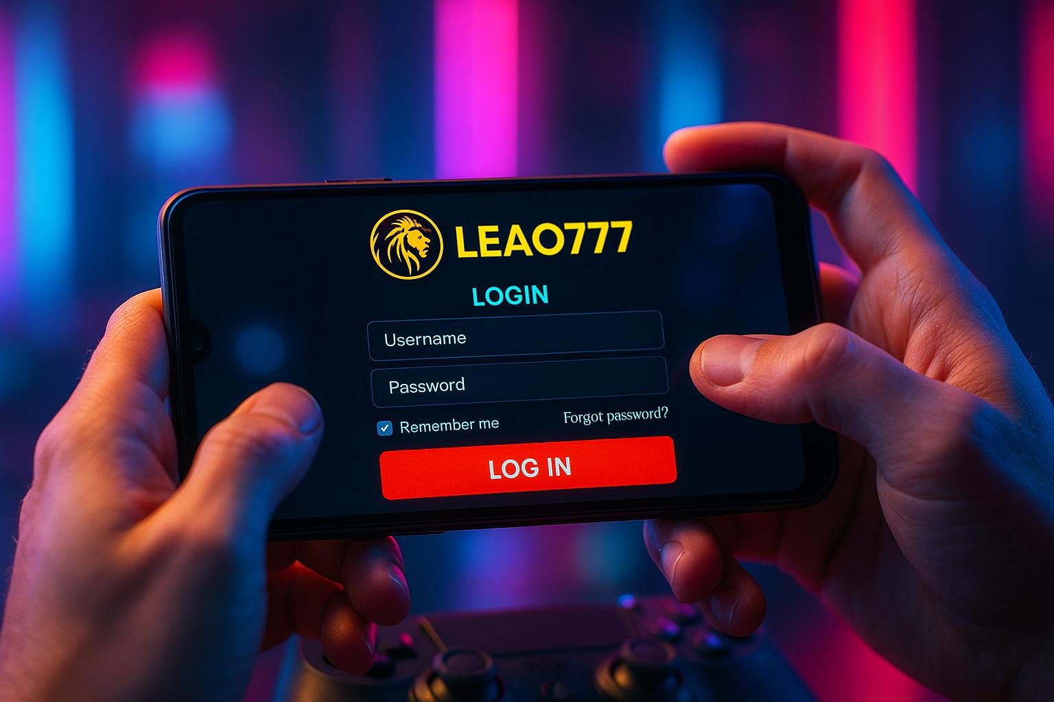 Login no Cassino LEAO777