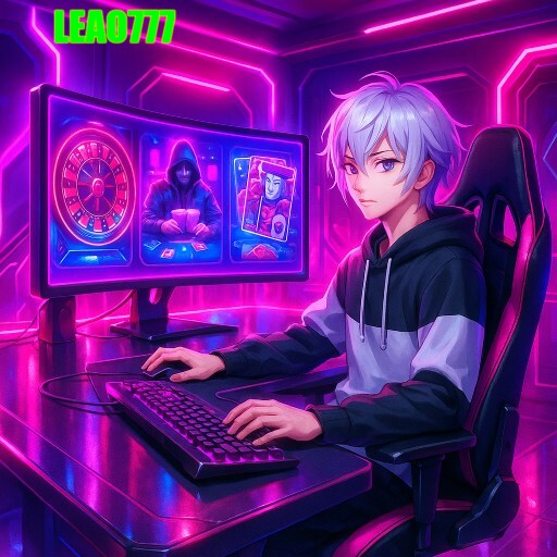 Imagem promocional da LEAO777 mostrando a plataforma e suas vantagens